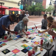 Canvas for a Cause Part II at the Downtown Mall